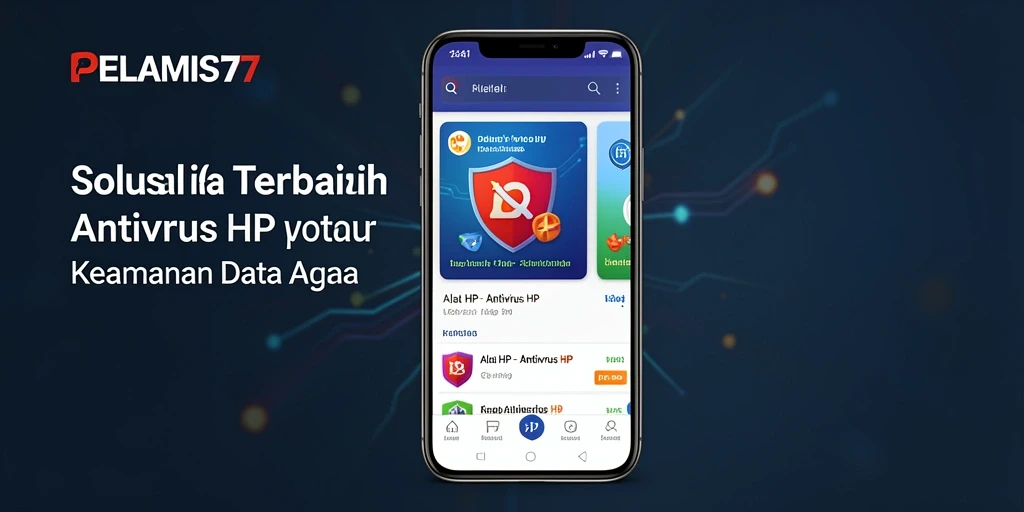 Antarmuka pengguna PELAMIS77 yang sederhana dan fungsional untuk keamanan HP.