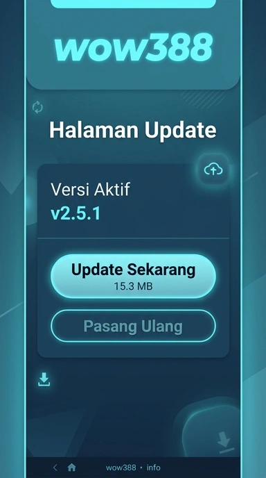 Tampilan riwayat versi wow388
